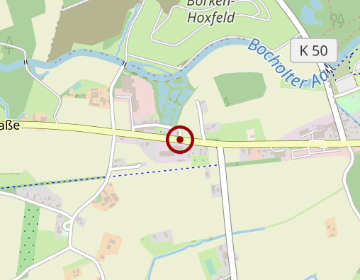 Karte: LWL Klinik Marl-Sinsen Tagesklinik Borken