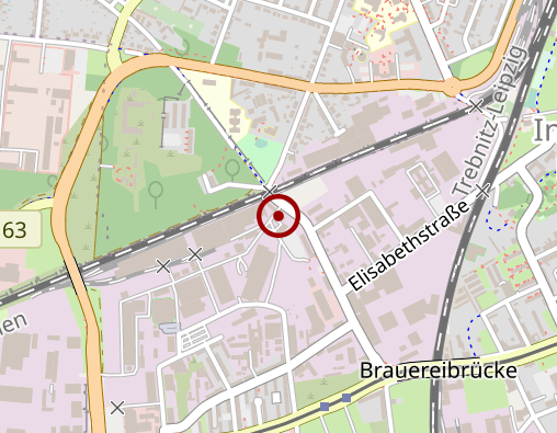 Karte: Johanniter-Unfall-Hilfe e. V. RV Sachsen-Anhalt/Südost Ambulanter Pflegedienst