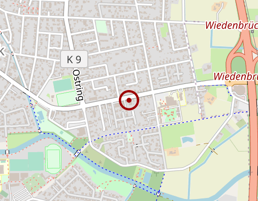 Karte: Caritas-Tagespflege Wiedenbrück