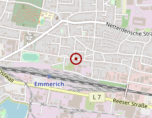 Karte: LVR-HPH-Netz Niederrhein Behindertenförderung