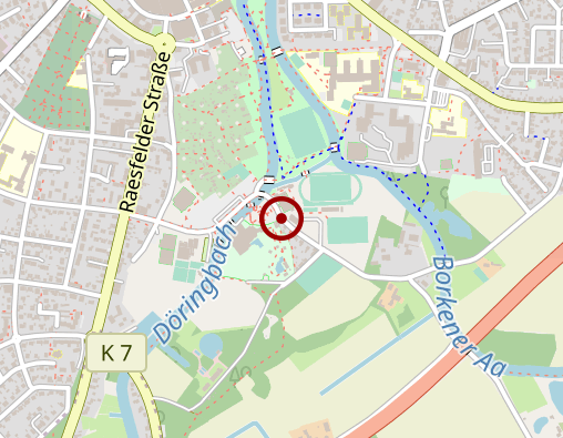 Karte: Doppelturnhalle Borken