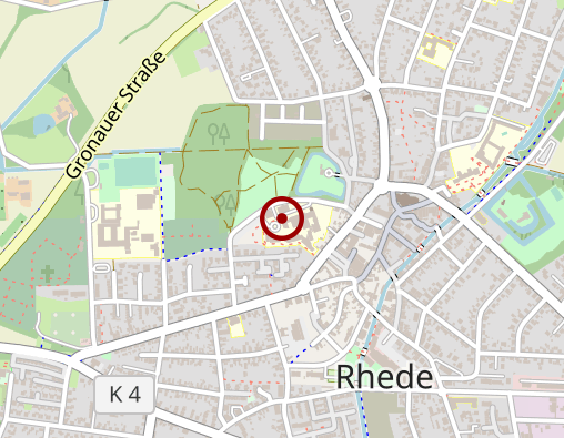 Karte: Klinikum Westmünsterland St. Vinzenz-Hospital Rhede