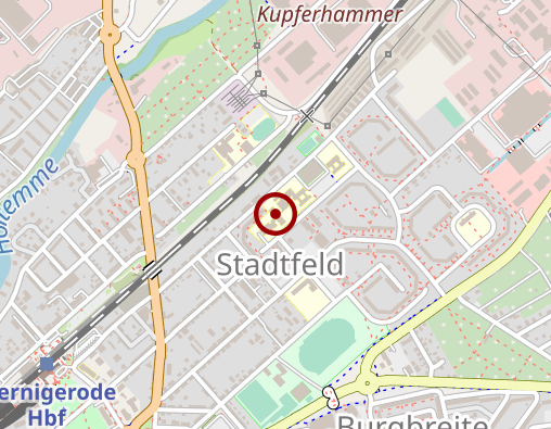 Karte: GSW Seniorenzentrum Stadtfeld Demenzbereich Rosengarten