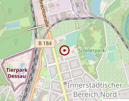 Karte: Fachklinikum Bernburg Tagesklinik Dessau