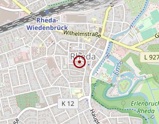 Karte: Caritas Sozialstation Rheda