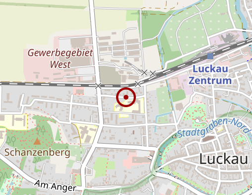 Karte: Sozialstation Luckau