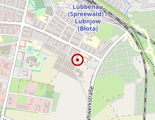 Karte: AWO RV Brandenburg Süd e.V. Werkstatt für Behinderte