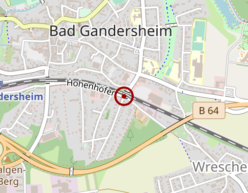 Karte: Sozialstation Bad Gandersheim Kalefeld gGmbH