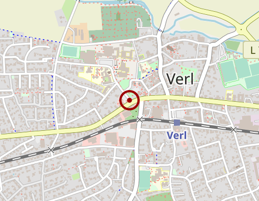 Karte: Caritas-Sozialstation Verl