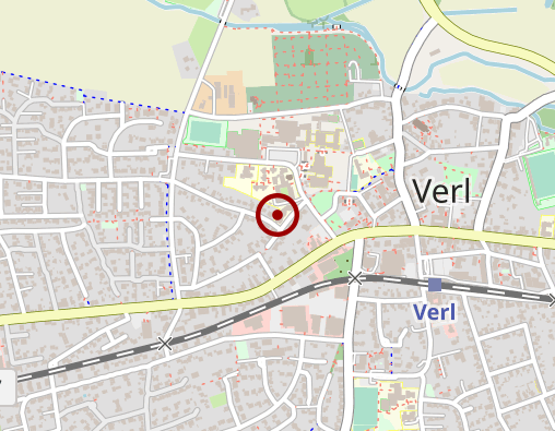 Karte: Caritas-Tagespflege Verl