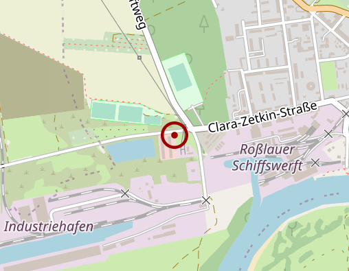 Karte: BAFZ in Anhalt e.V. Sitz Roßlau