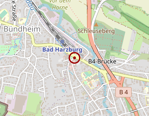 Karte: Sozialstation Bad Harzburg