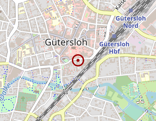 Karte: Tagespflege der Diakonie Gütersloh