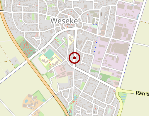 Karte: BHD Tagespflege Weseke