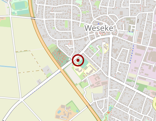 Karte: Turnhalle Roncalli-Schule Weseke