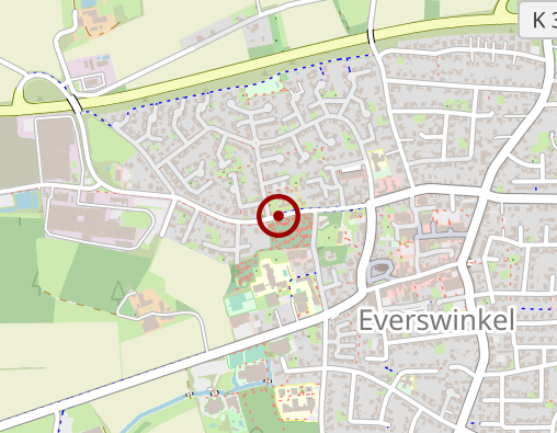 Karte: Caritasverband im Kreisdekanat Warendorf e. V.  Everswinkel FUD (Lothar Berth) - Typ 5 Einzelbetreuung