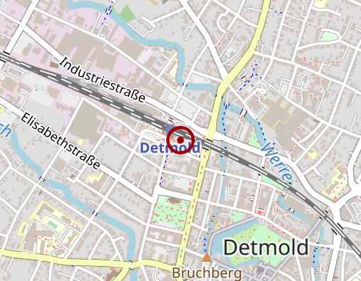 Karte: Detmolder Taxizentrale