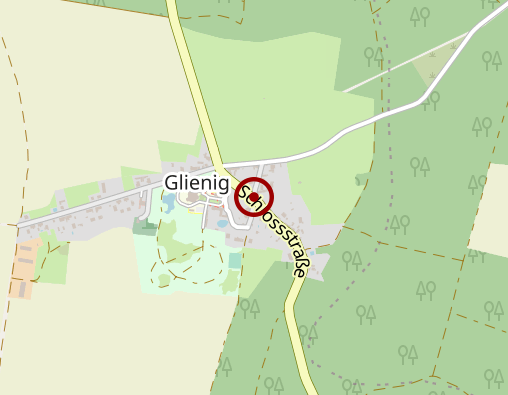 Karte: AWO Wohnpark "Schloss Glienig"