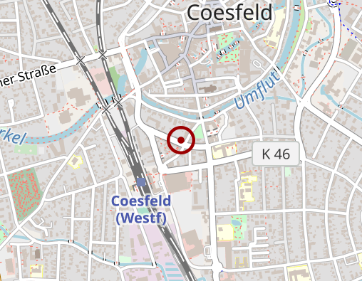 Karte: Ehe-, Familien- u. Lebensberatungsstelle