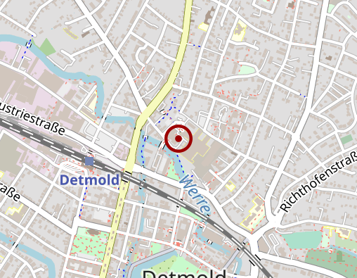 Karte: Intensiv- und Palliativ- Pflegedienst Lippe gGmbH