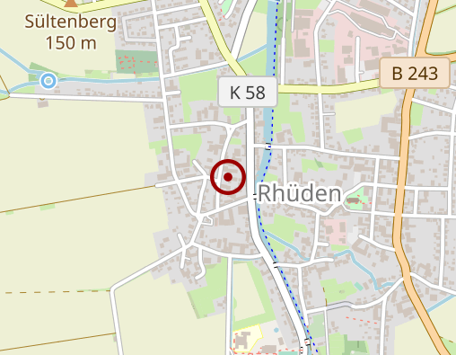 Karte: Häusliche Kranken- und Seniorenpflege Martin Wille