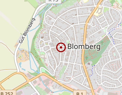 Karte: Blomberger Taxi GmbH