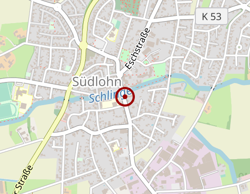 Karte: Verein für Gesundheitssport und Rehabilitationsport Westmünsterland e.V. Physiotherapie