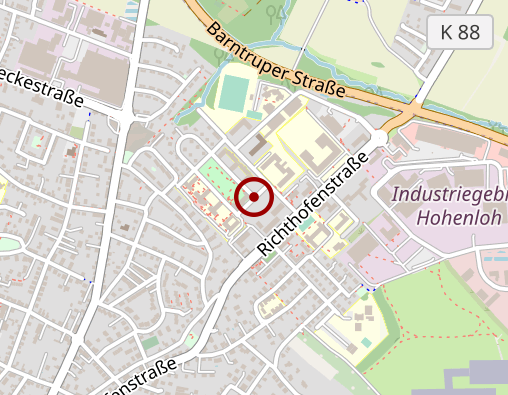 Karte: Tagespflege am Casinogarten