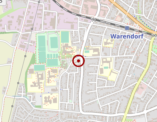 Karte: Tagesklinik für Psychiatrie u. Psychotherapie der St. Rochus Hospital GmbH