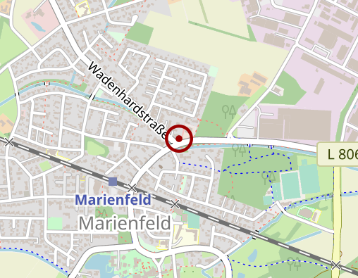 Karte: Gerätehaus Marienfeld