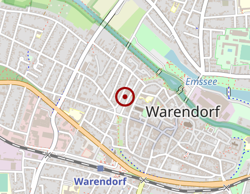 Karte: Seniorenwohnen an der Emspromenade