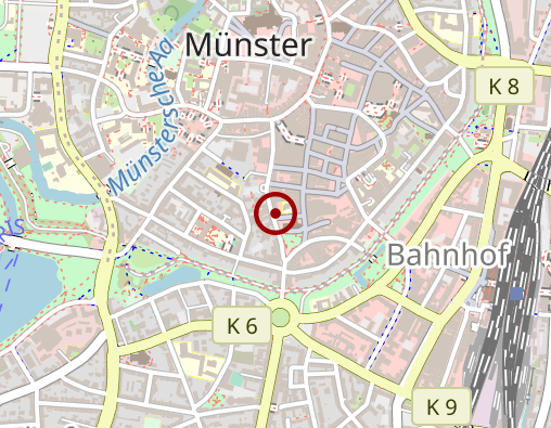 Karte: Ehe-, Familien- und Lebensberatung im Bistum Münster