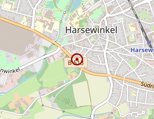 Karte: Feuerwehrgerätehäuser Harsewinkel