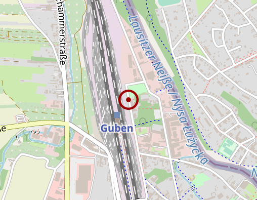 Karte: Familienentlastender Dienst der Lebenshilfe Guben e. V.