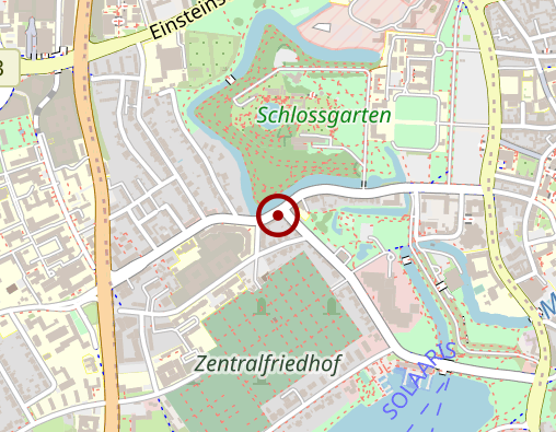 Karte: Physio am Schlossgarten