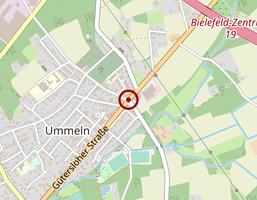 Karte: FUD der Lebenshilfe Bielefeld