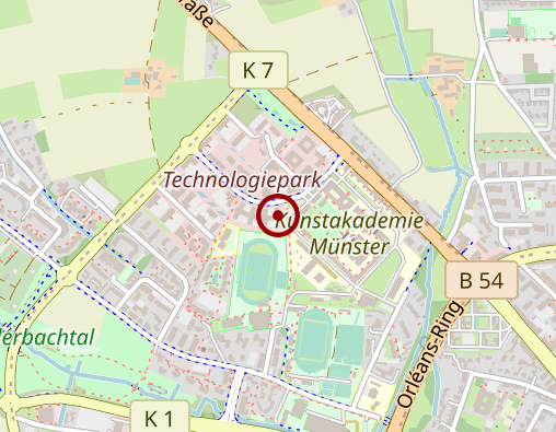 Karte: GeBioM Ges. f. Biomechanik Münster mbH