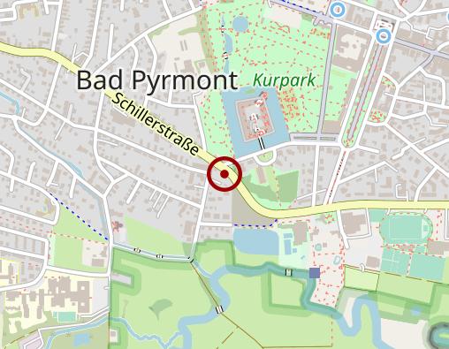 Karte: Der Paritätische Hameln-Pyrmont - Dienststelle Bad Pyrmont