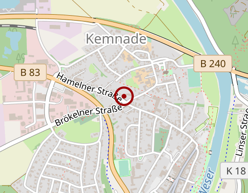 Karte: ProSENIS Service gGmbH "Haus Weseraue"