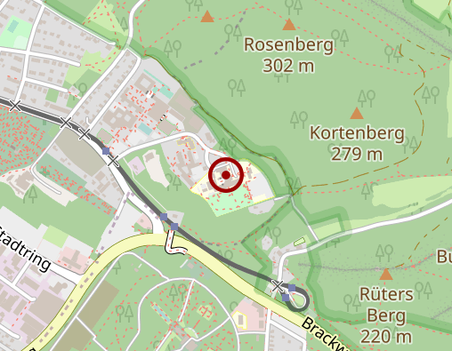 Karte: Klinikum Bielefeld, Standort Rosenhöhe