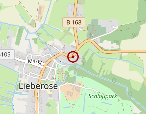 Karte: DRK Mehrgenerationenhaus Lieberose