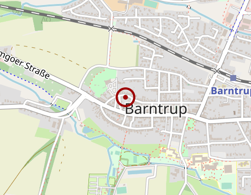 Karte: Ev. ref. Gemeinde Barntrup Pfarramt West Gemeindebüro