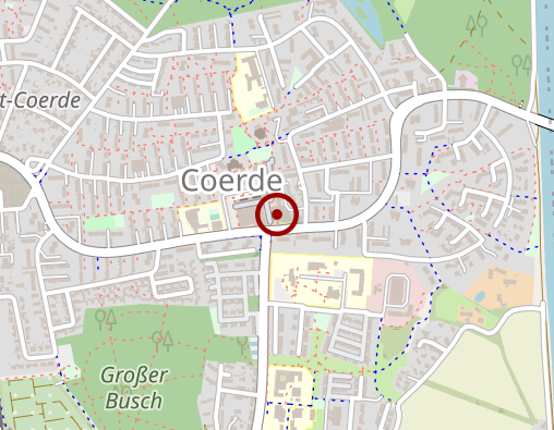 Karte: Migrationszentrum u. Jugendtreff Coerde