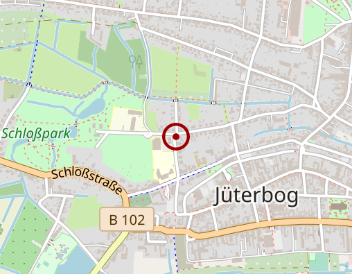 Karte: Behindertenverband Jüterbog Niederer Fläming e.V.