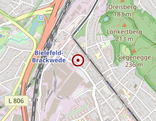 Karte: Brinktriene & Team