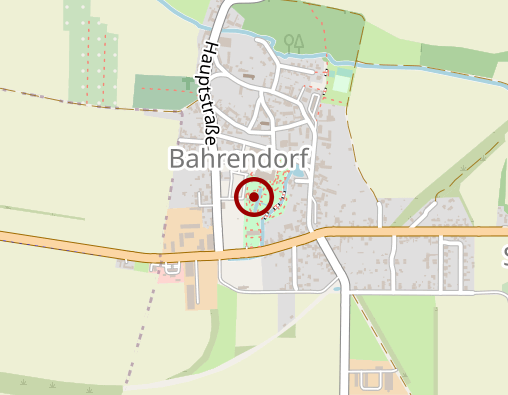 Karte: Schloß Bahrendorf Gesundheits- und Pflegezentrum GmbH Ambulanter Pflegedienst