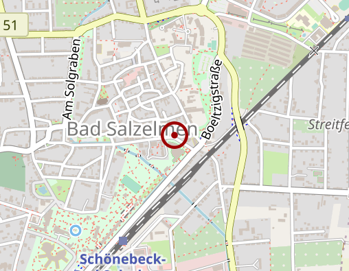 Karte: Care Service GmbH, Bereich Ambulante Pflege