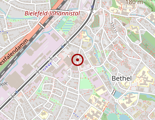 Karte: Pflege und Betreuungsdienste Bethel gGmbH Bethel ambulant