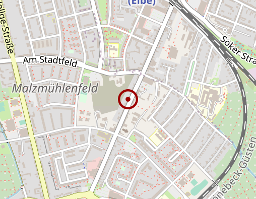 Karte: Pflegedienst und Seniorenbetreuung Sonnenblume Inhaberin Kathrin Ebeling