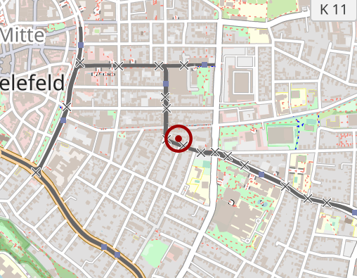 Karte: Deppe-Bestattungen NL d. Niehaus Bestattungen OHG